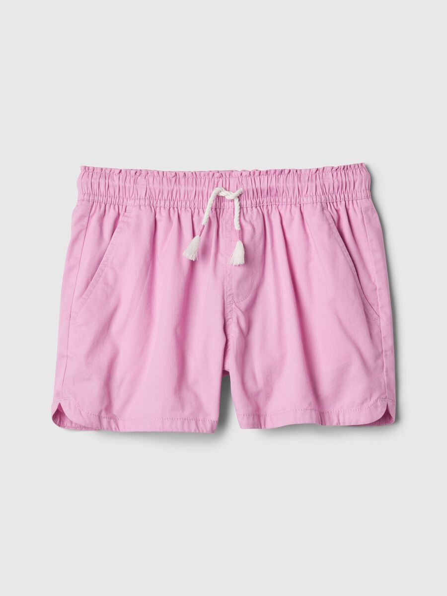 Shorts with drawstring and tassels Girl_2