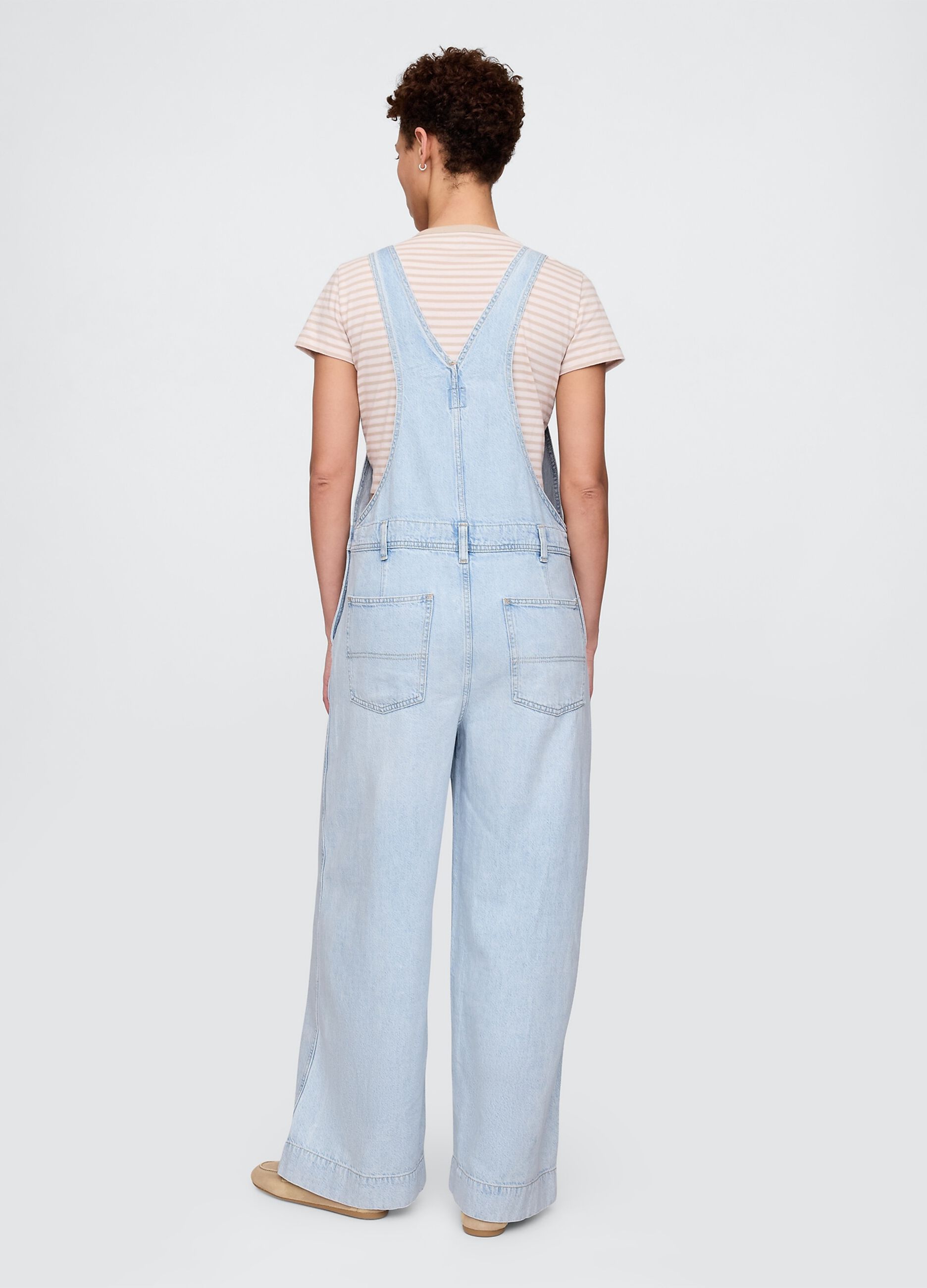 Salopette denim chiaro Gap_2