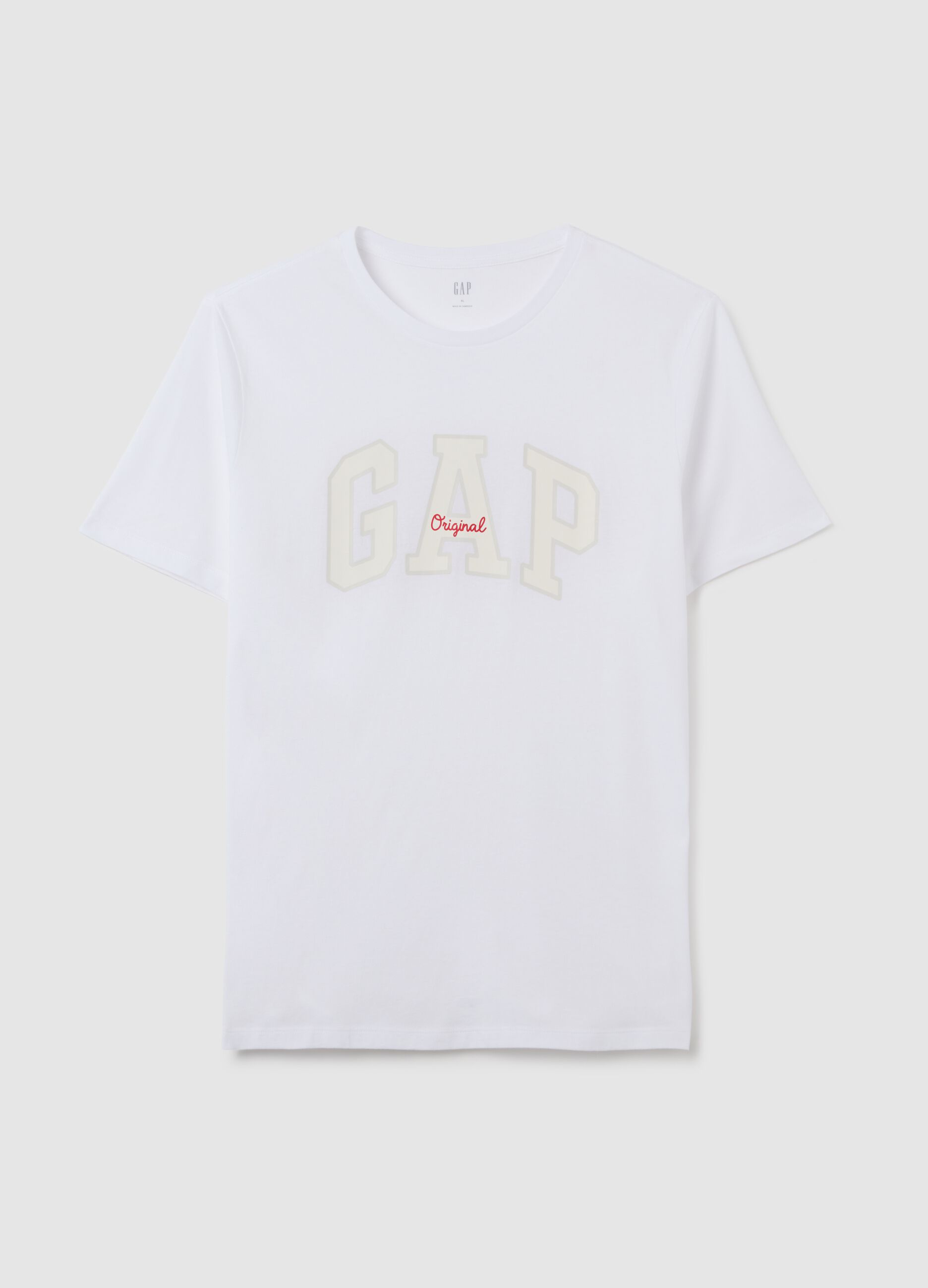 T-shirt in cotone con stampa logo_2
