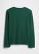 Maglia verde a maniche lunghe in cotone_1