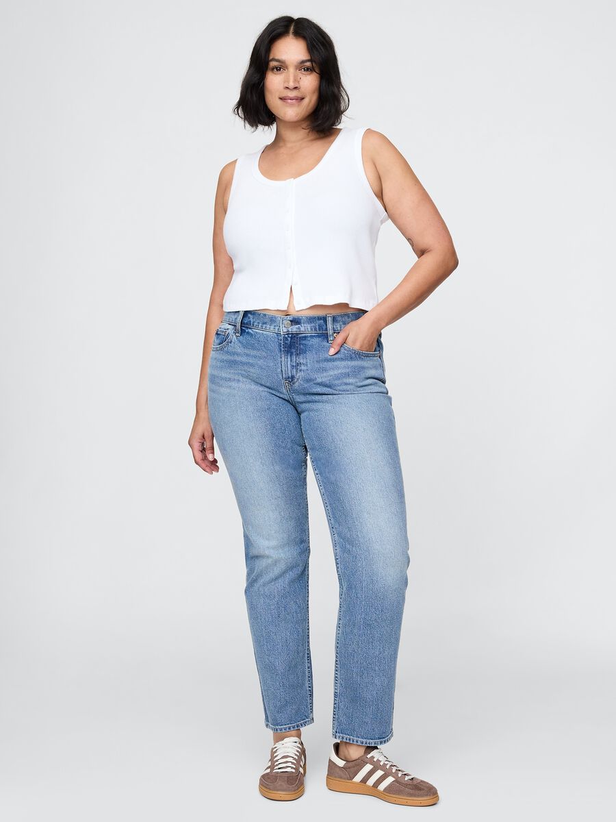 Pantaloni in denim elasticizzato Donna_5