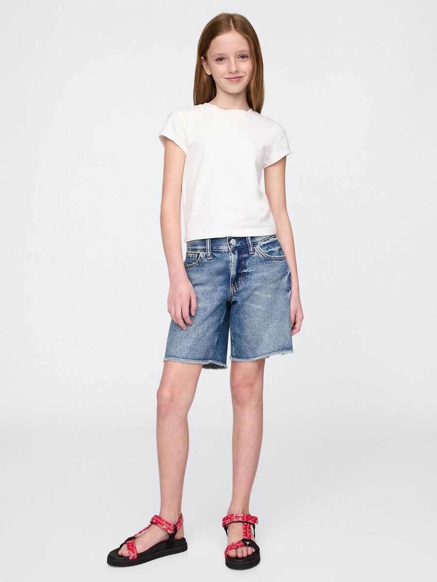 Shorts denim per bambino Bambina_0