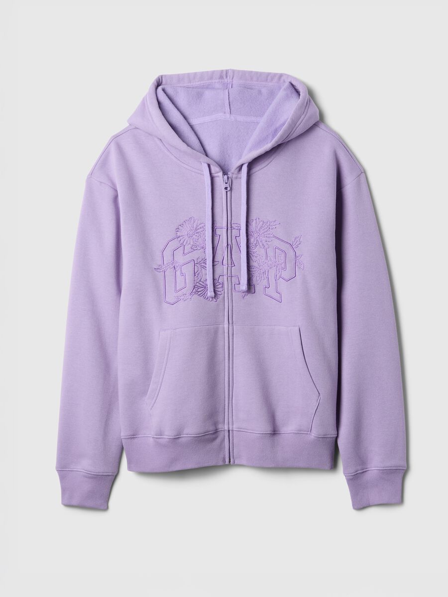 Hooded full-zip sweatshirt Woman_4