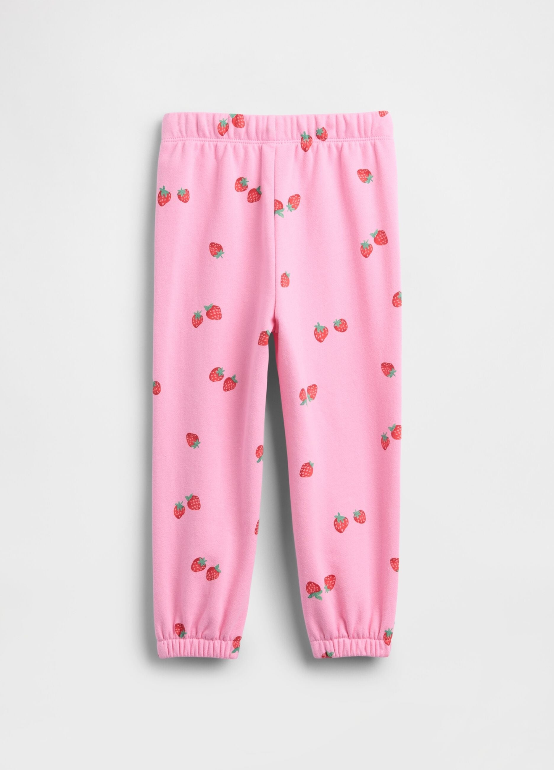 Joggers in misto cotone con logo GAP e stampa fragole 