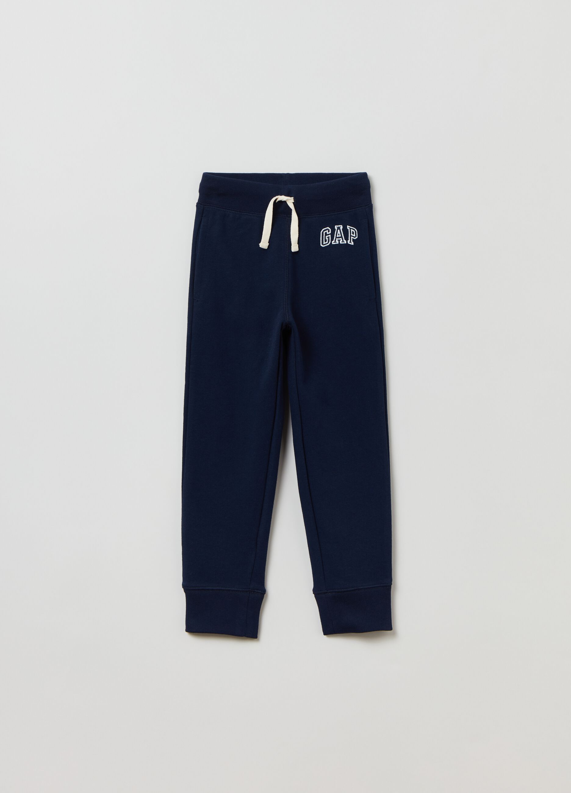 Joggers in felpa con ricamo logo