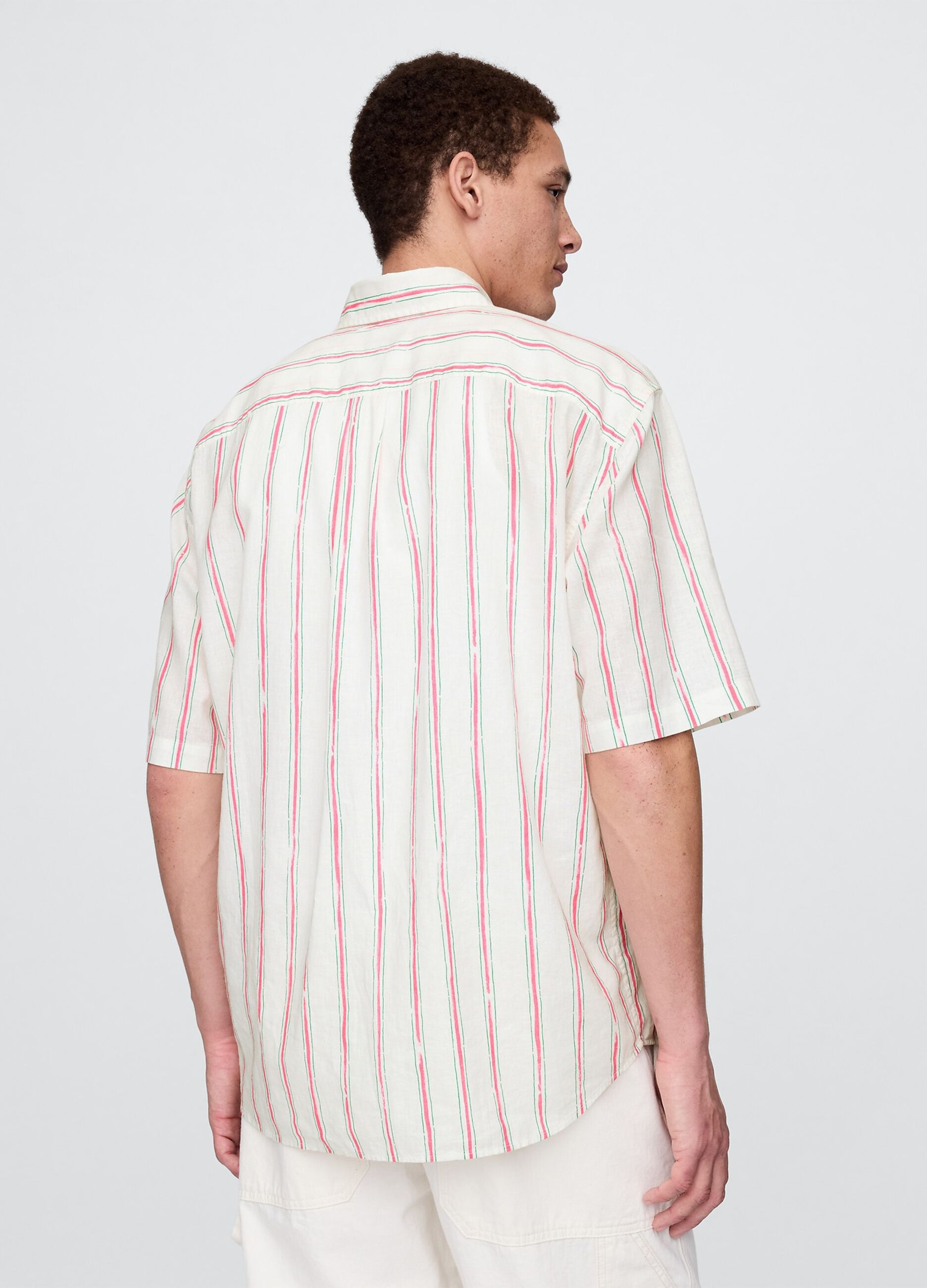 Camicia a righe in cotone_2