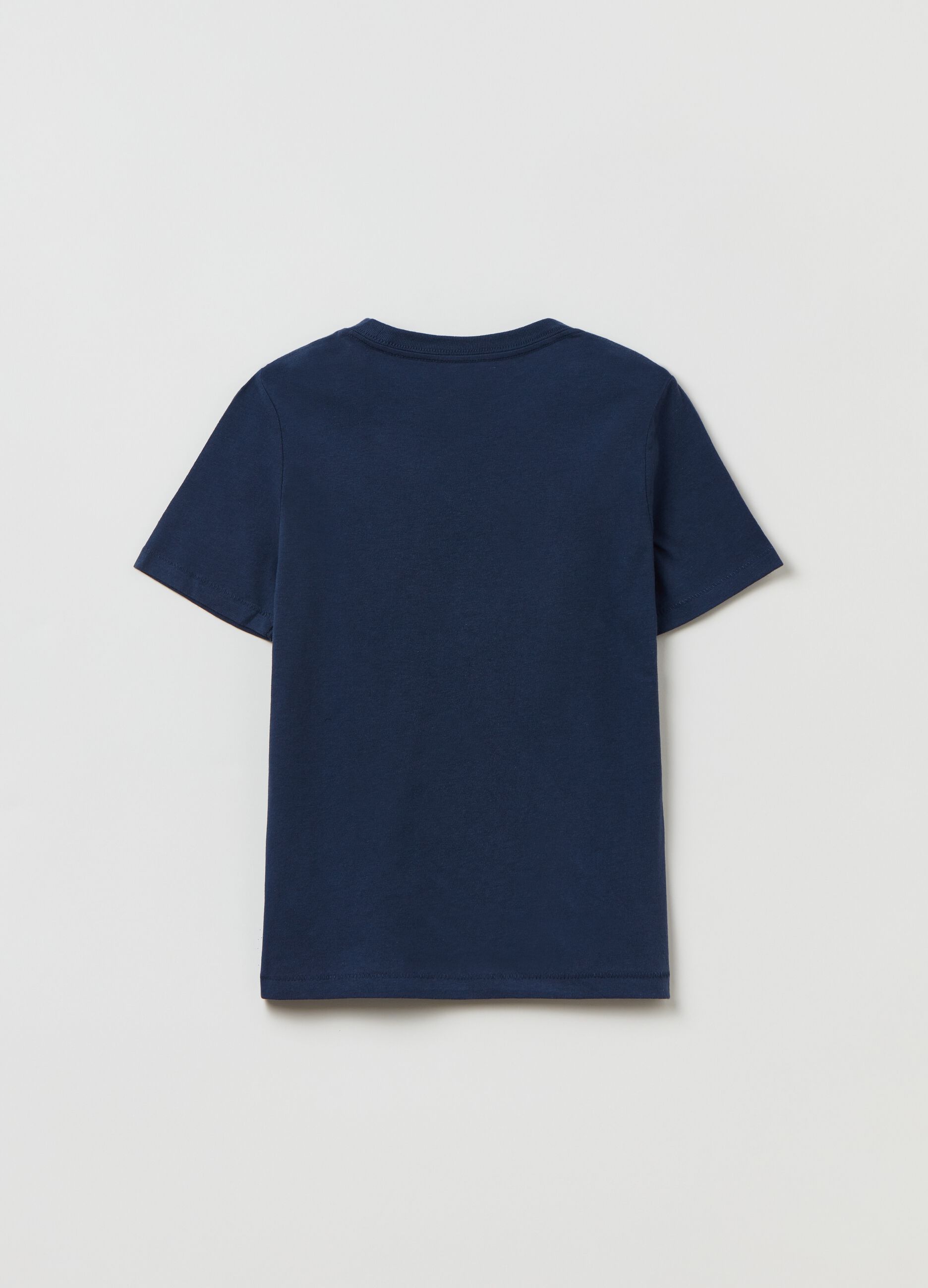 T-shirt in cotone con stampa logo_1