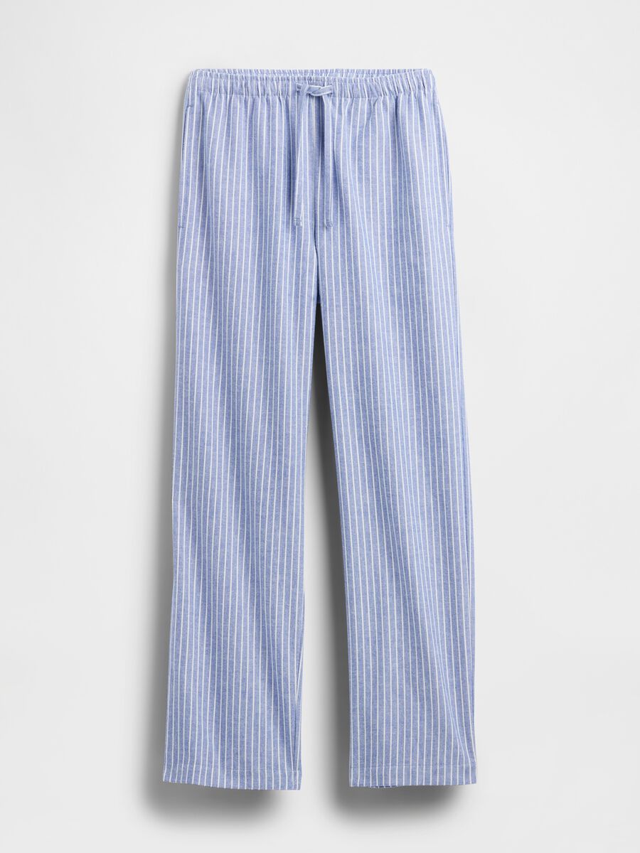 Pigiama azzurro in cotone Donna_5