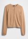 Cardigan beige in misto cotone_3