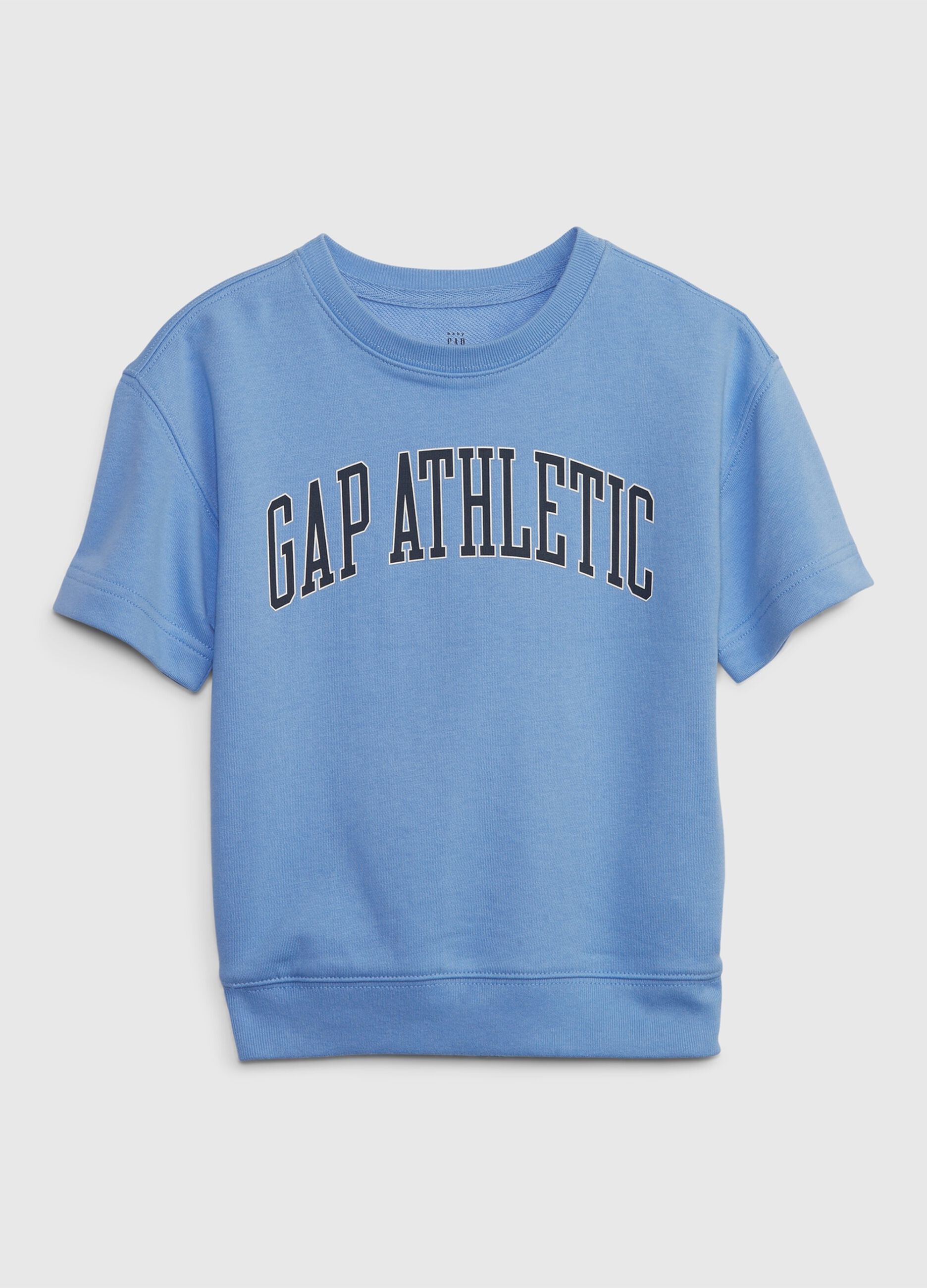 Short-sleeved sweatshirt with Athletic logo