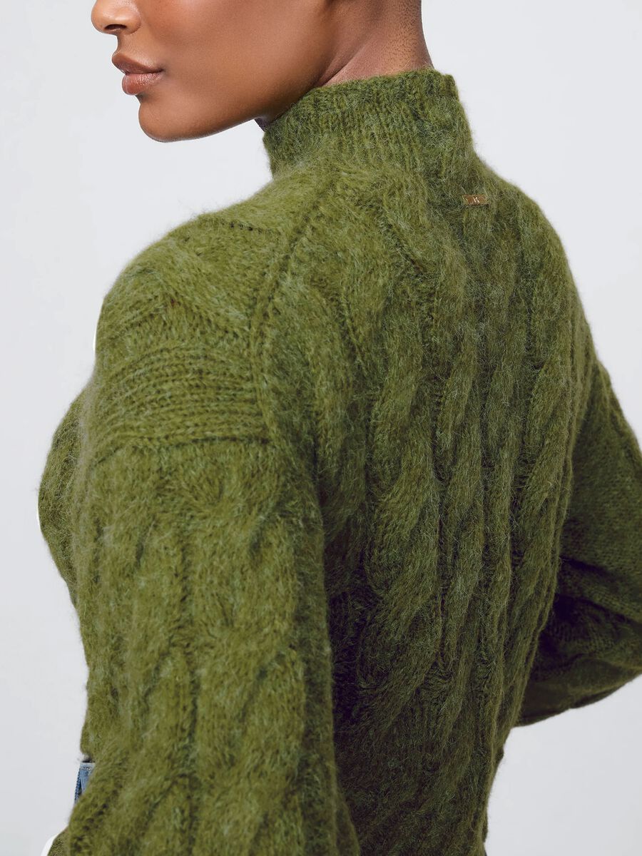 GAP x CULT GAIA Pullover crop a trecce Donna_3