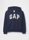 Felpa con logo GAP, cappuccio e zip in misto cotone_3