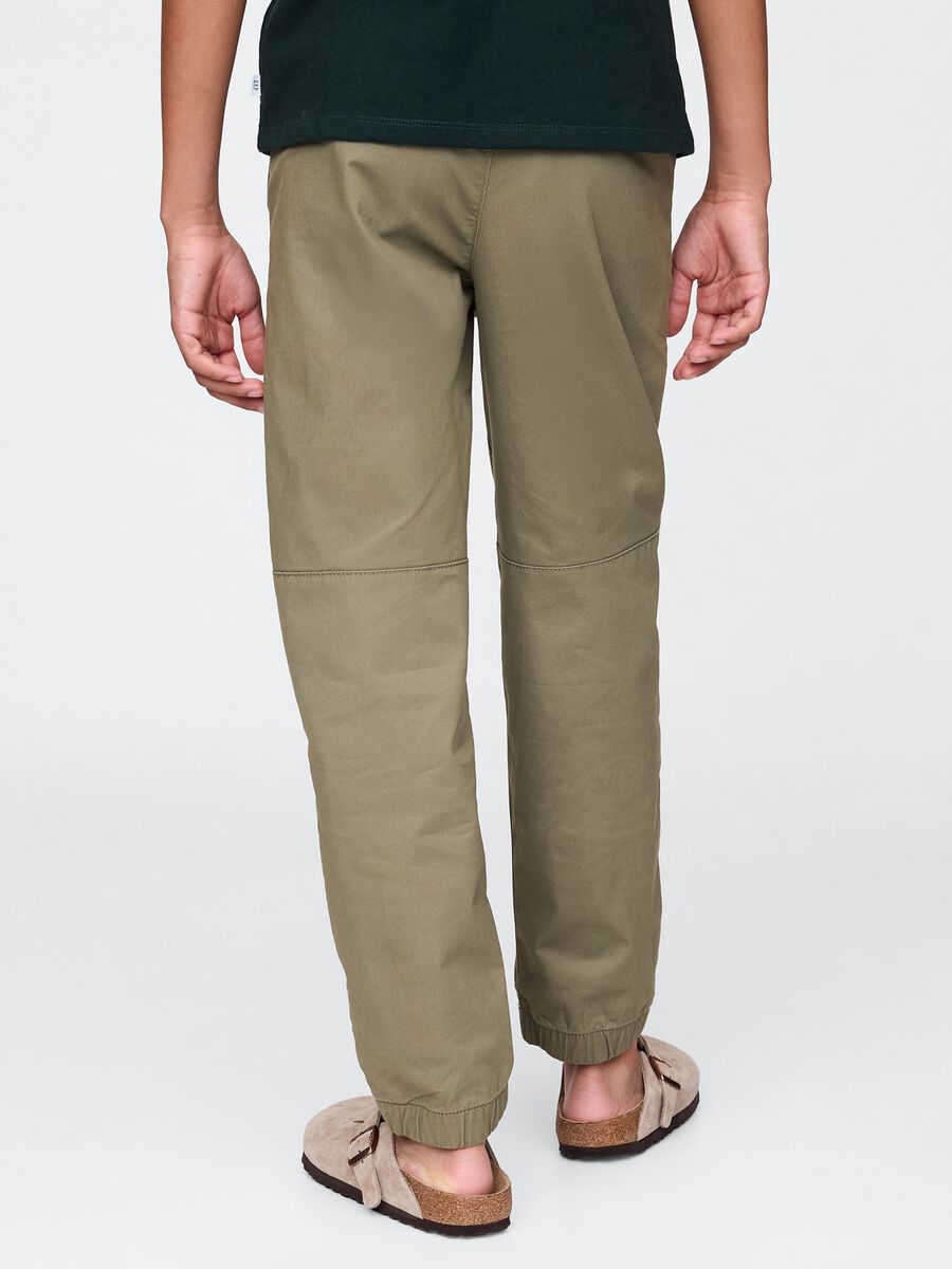 Pantaloni beige elasticizzati per bambino Boy_2