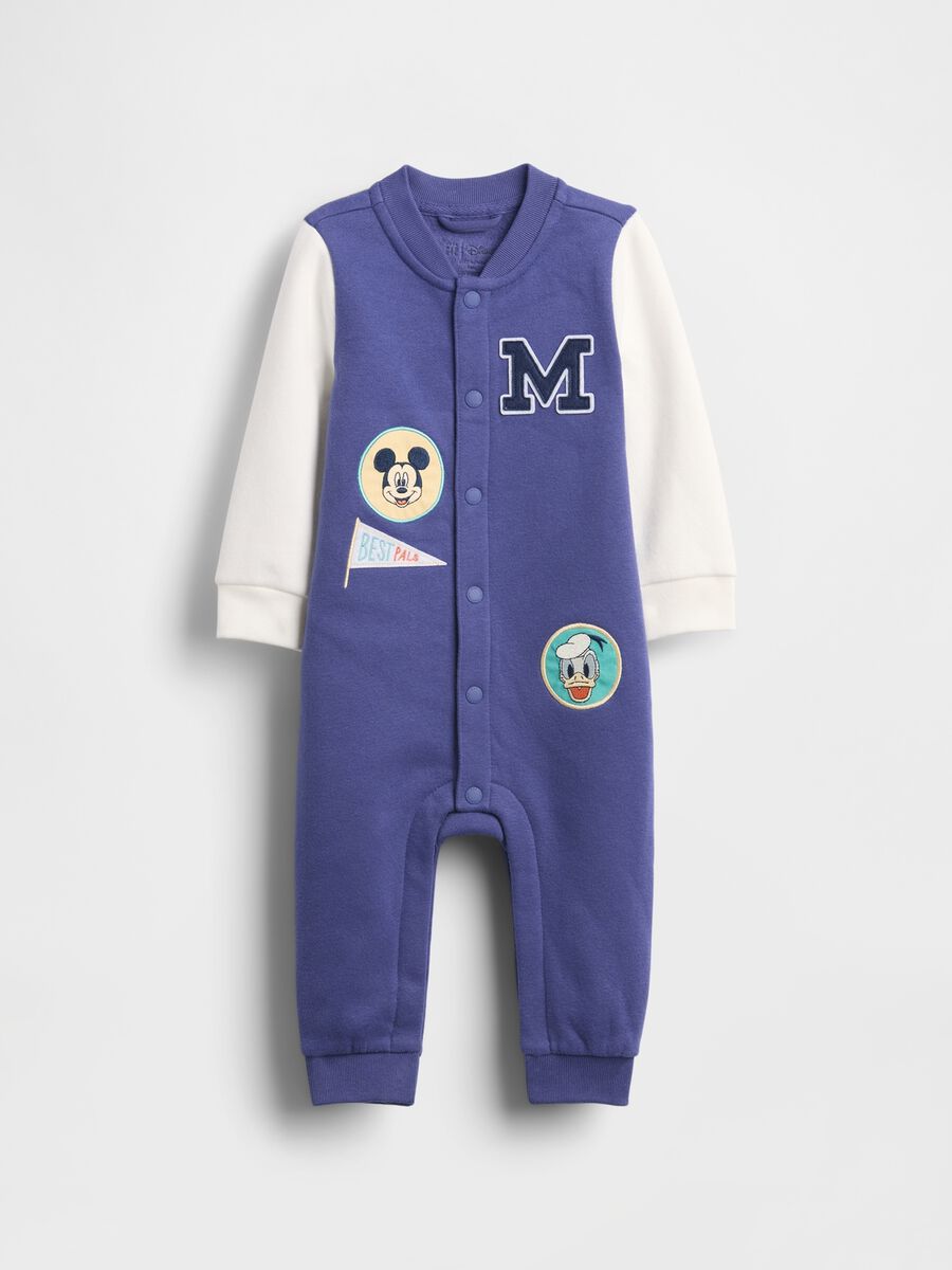Tutina blu in misto cotone per neonato Neonato_0