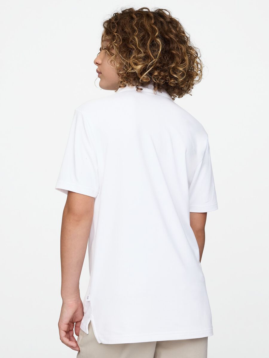 Short Sleeve Stretch Fabric Polo by GAP Kids Boy_2
