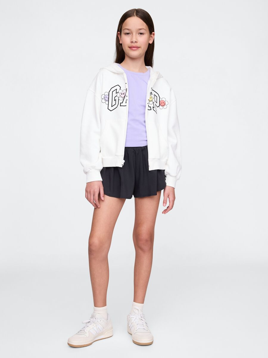 Shorts neri elasticizzati Bambina_0