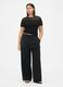 Black Stretch Wide-Leg Trousers_5