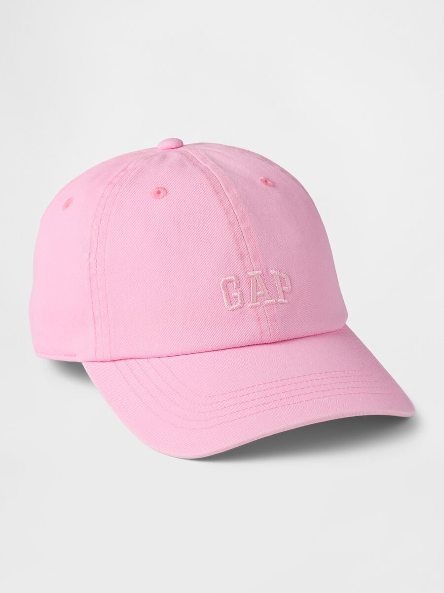 Cappello da baseball rosa in cotone Donna_0