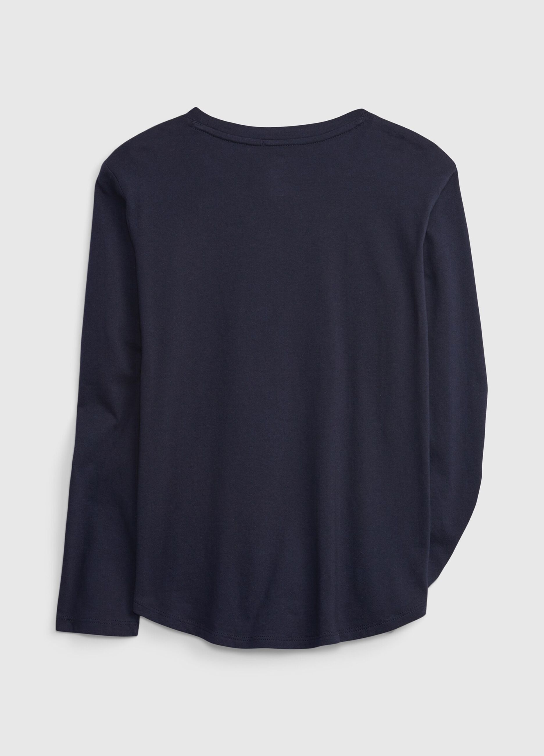 T-shirt with sequins and logo_1