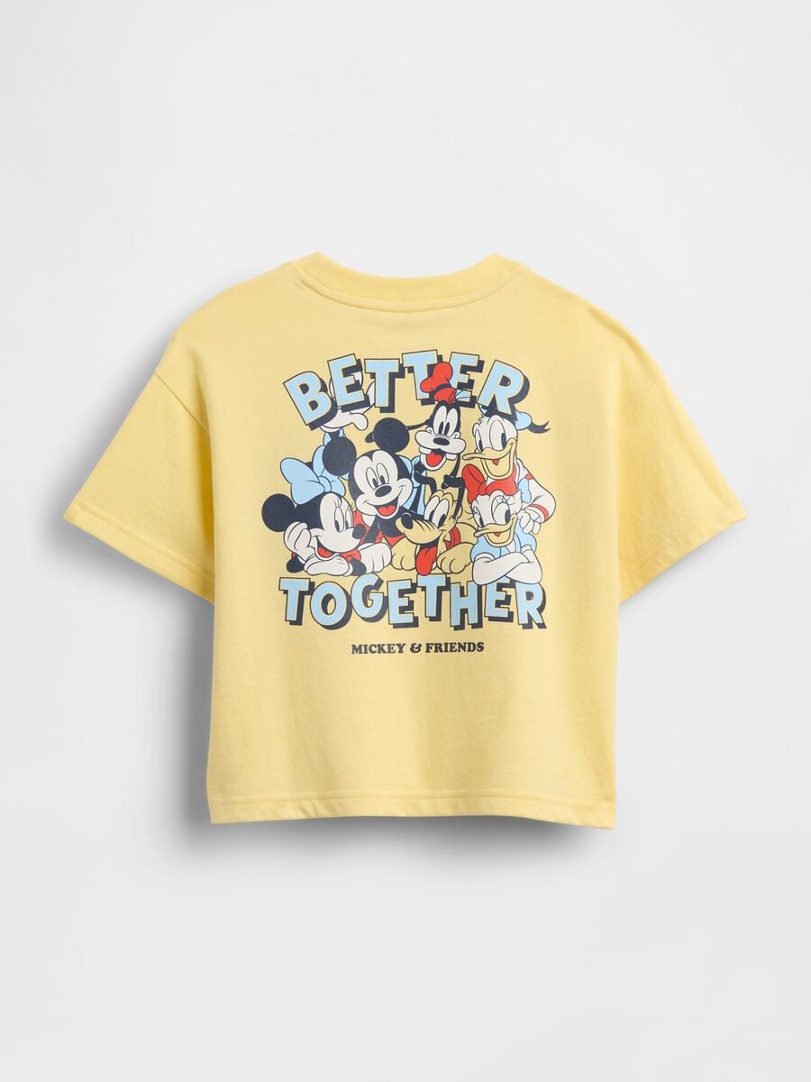 T-shirt Mickey Mouse Disney a maniche corte in puro cotone Bimbo_1