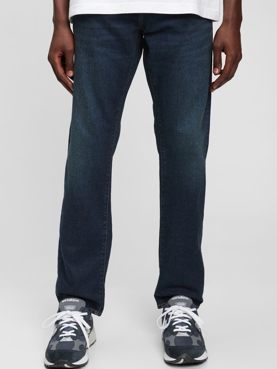 Slim-fit stretch jeans Man_1