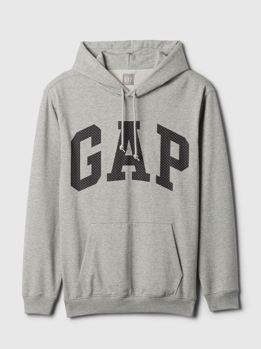 Felpa con cappuccio stampa maxi logo Uomo_3