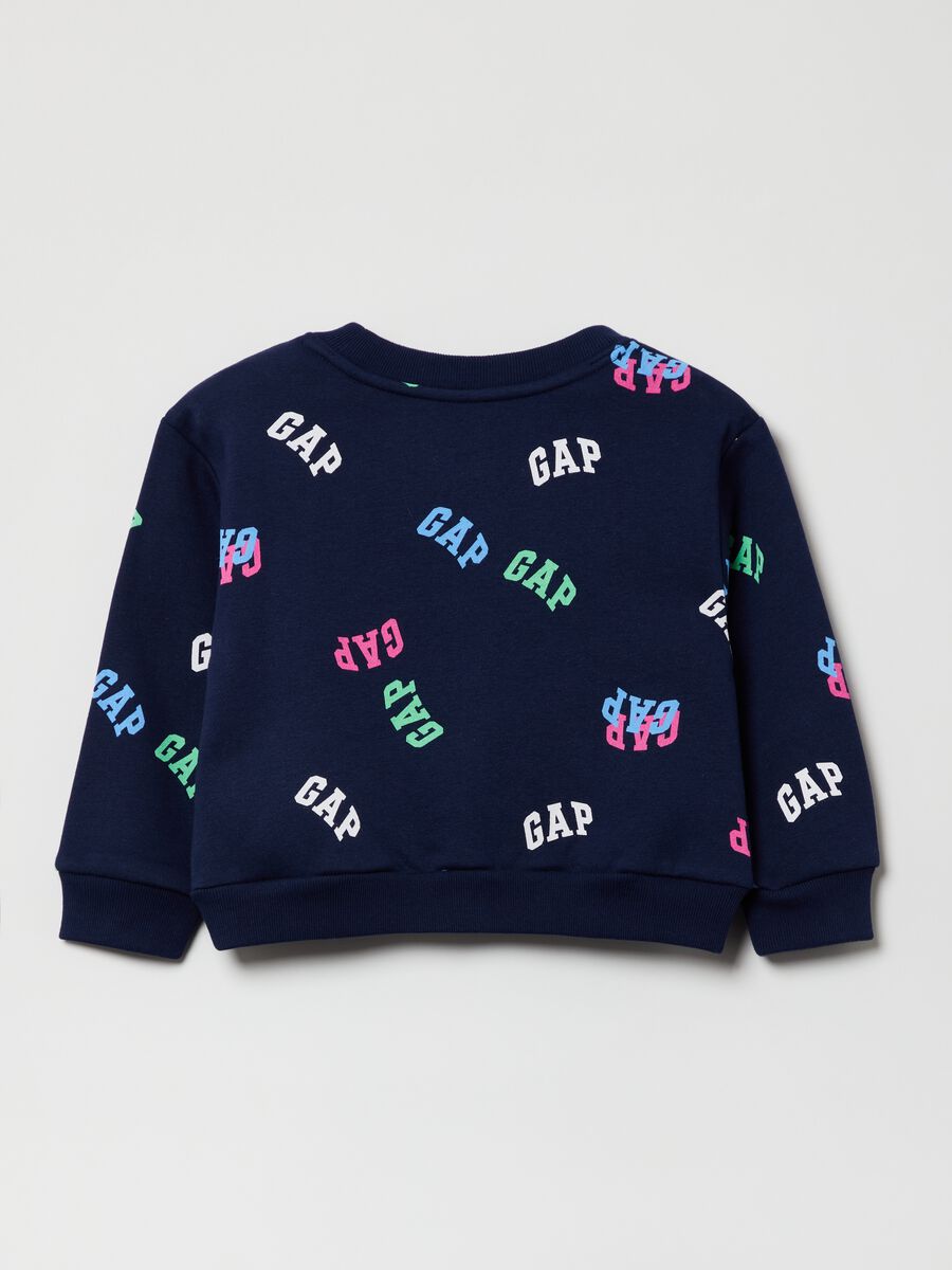 Sweatshirt with all-over logo print Newborn Boy_1