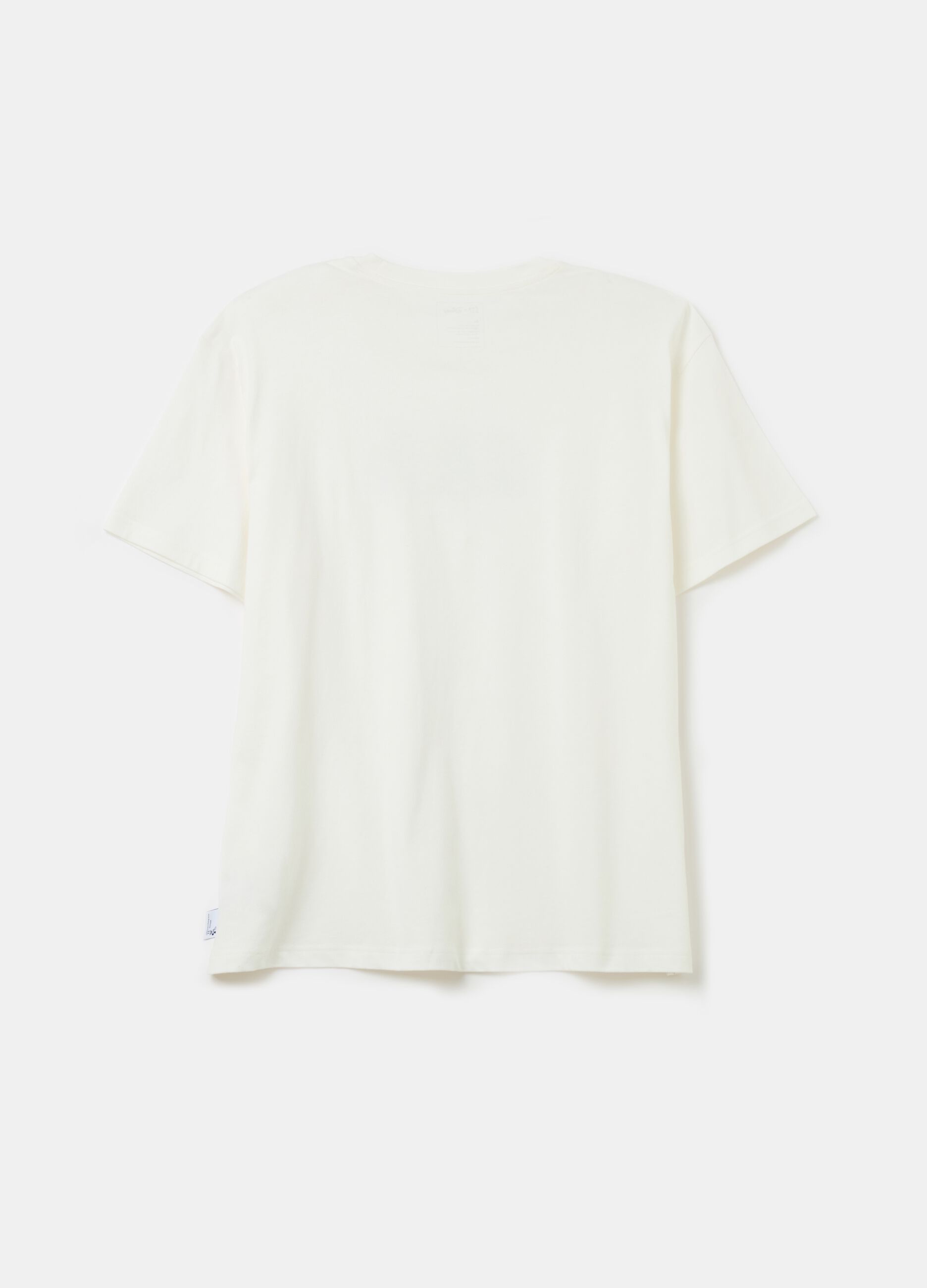 T-shirt with logo print in foil_1