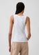 Tank top in cotone elasticizzato con logo GAP_1