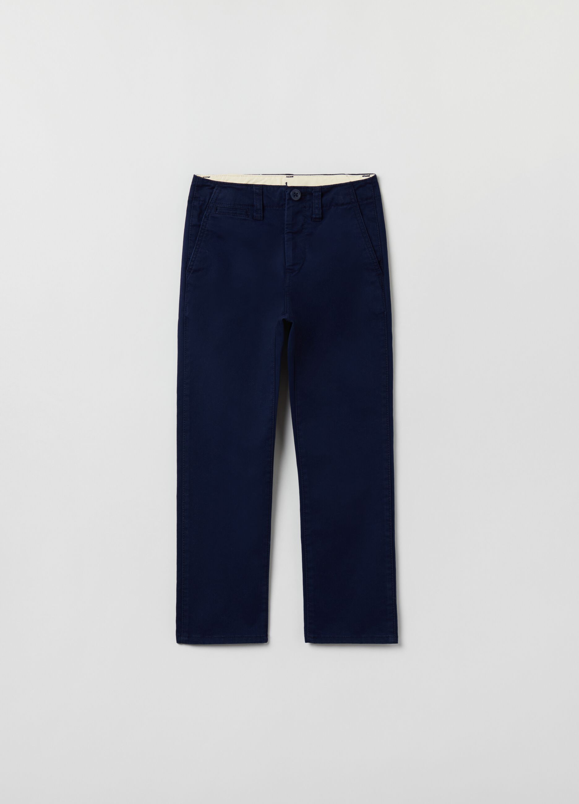 Pantaloni chino in cotone stretch