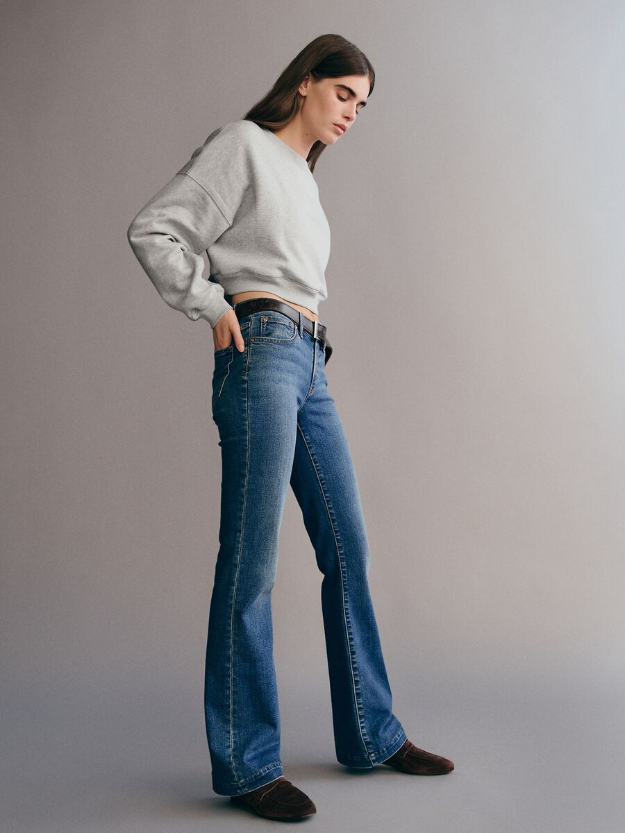 Jeans a gamba larga in misto cotone Gap Donna_6