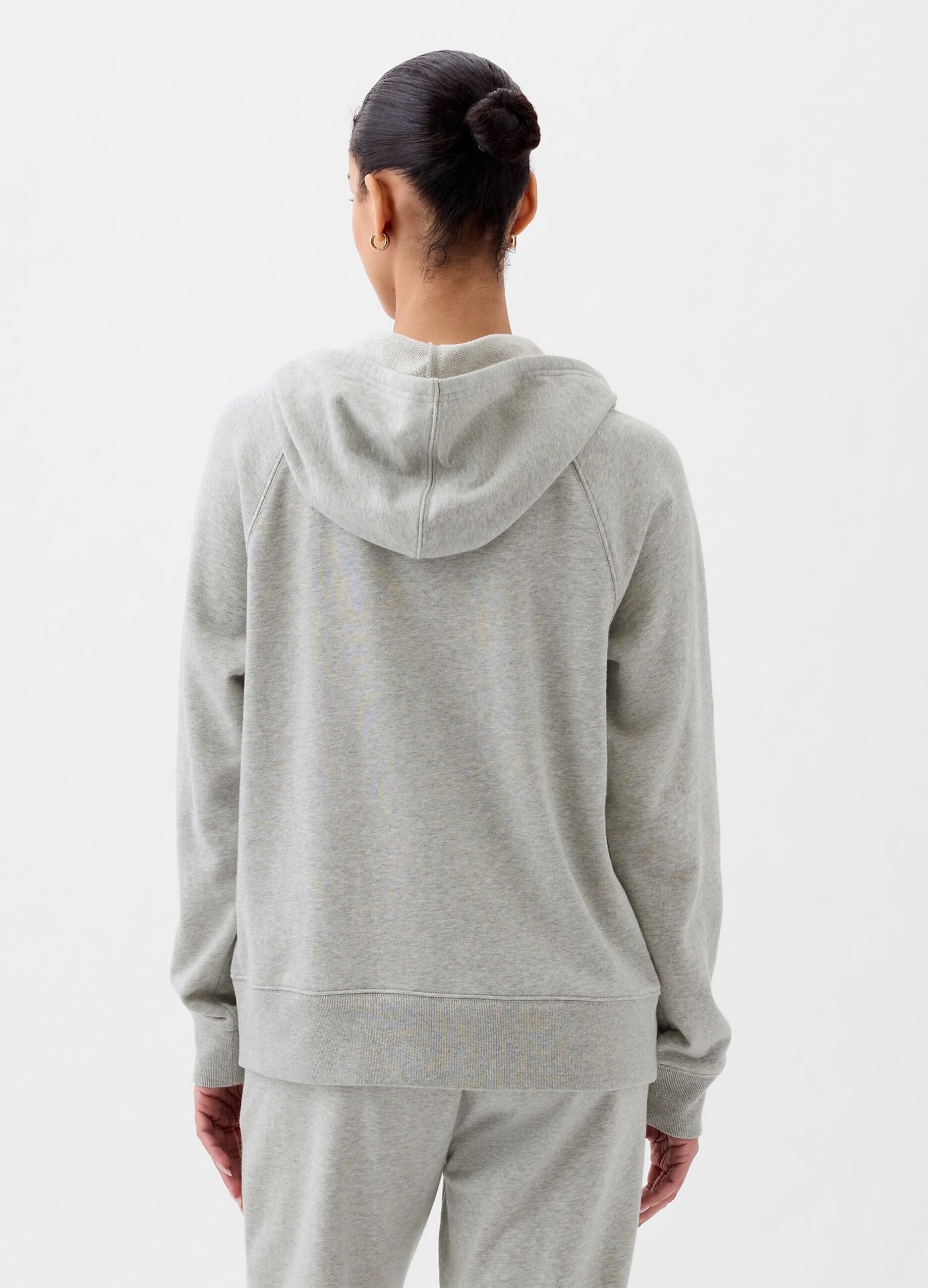 Full-zip in French Terry con ricamo logo_1