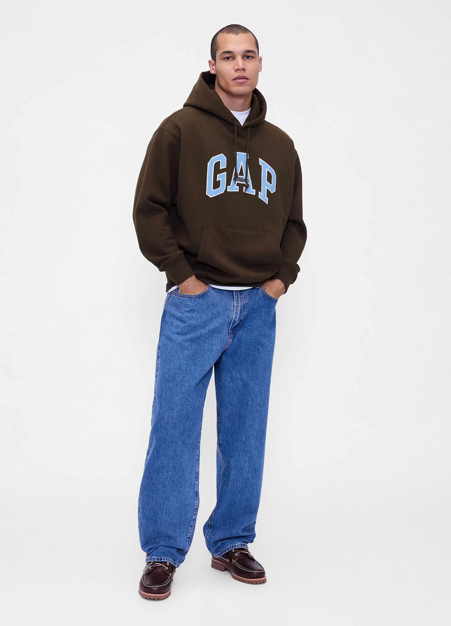 Brown Hooded Sweatshirt