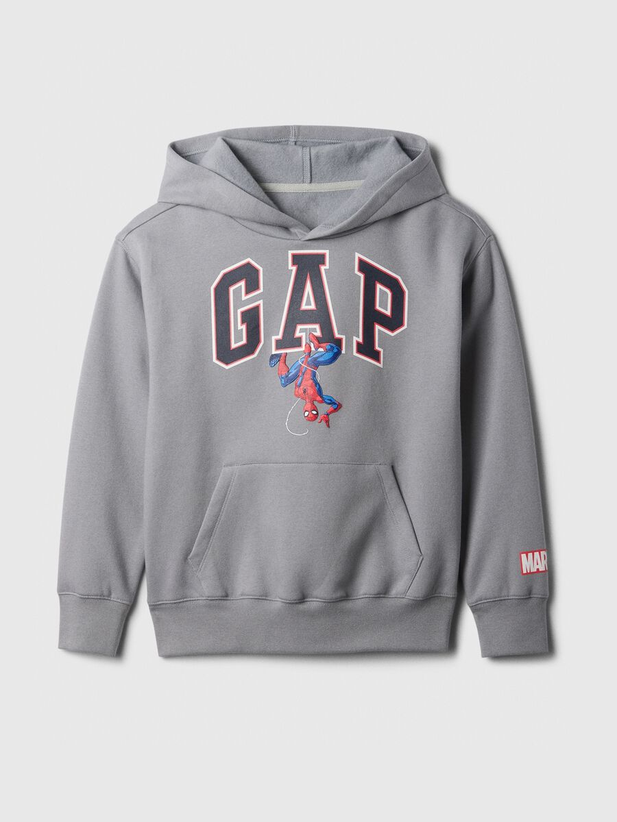 Felpa stampa logo con Spider-Man Bambino_0