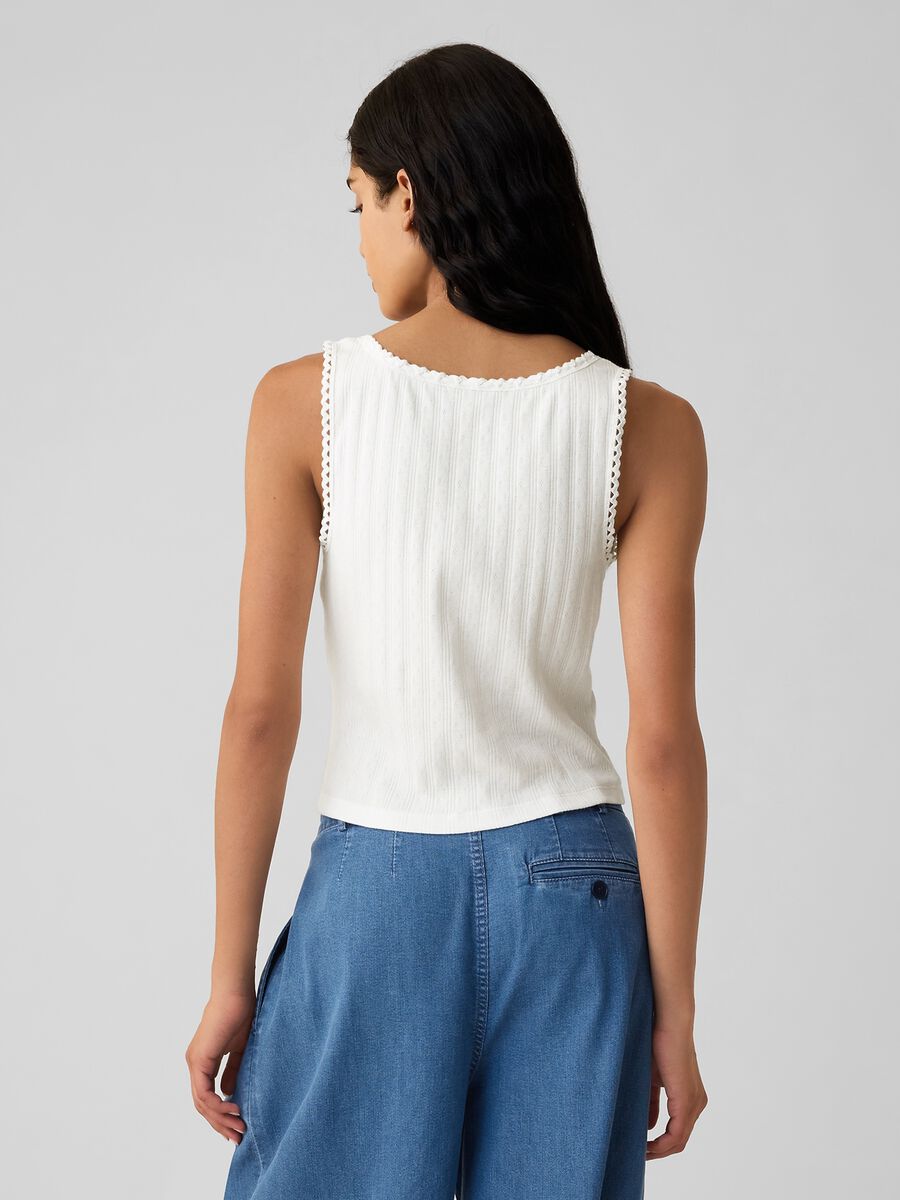 GAP for DÔEN pointelle tank top Woman_3