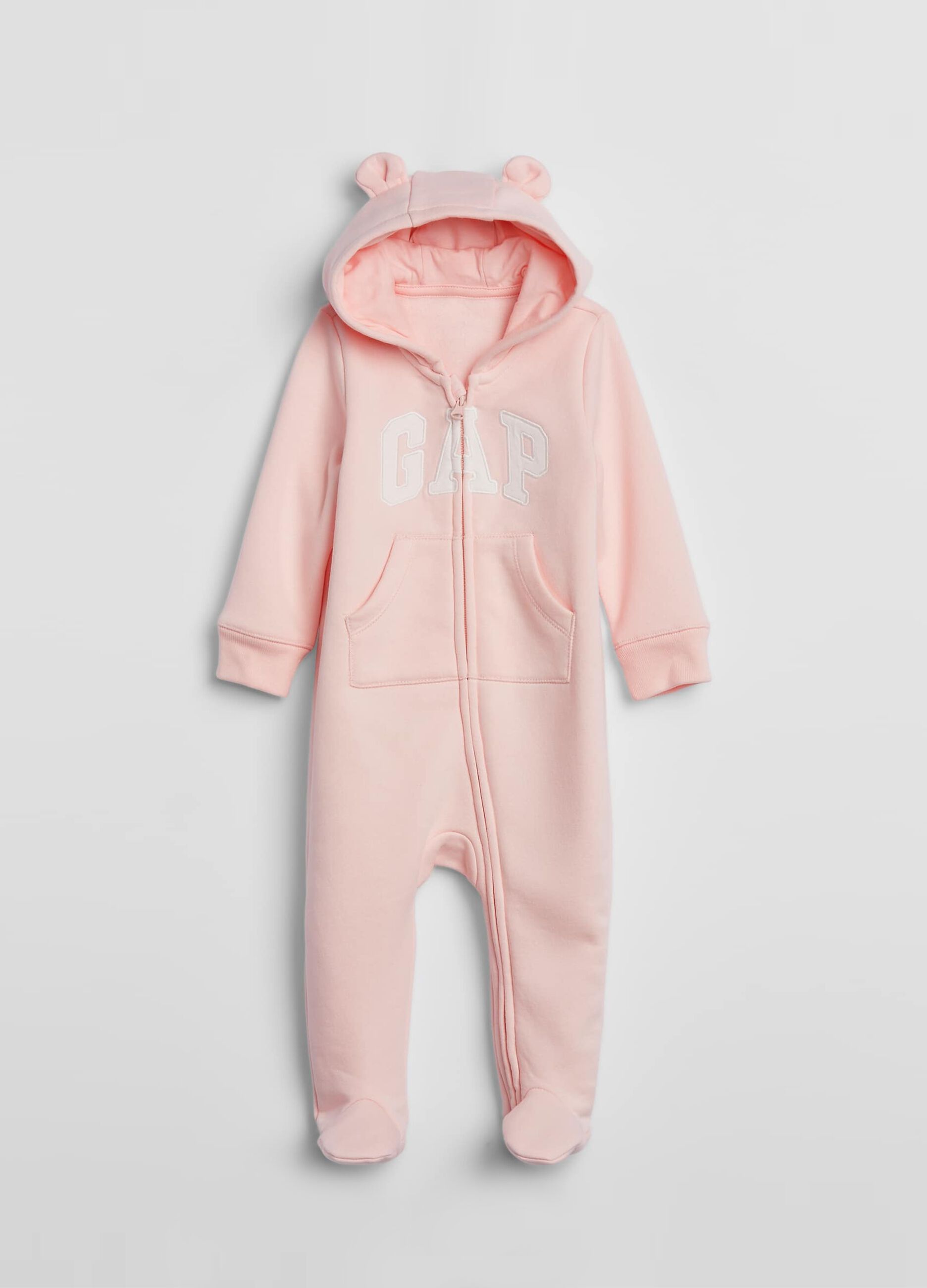 Onesie with feet and hood