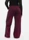 Purple wide-leg trousers in stretch cotton_4