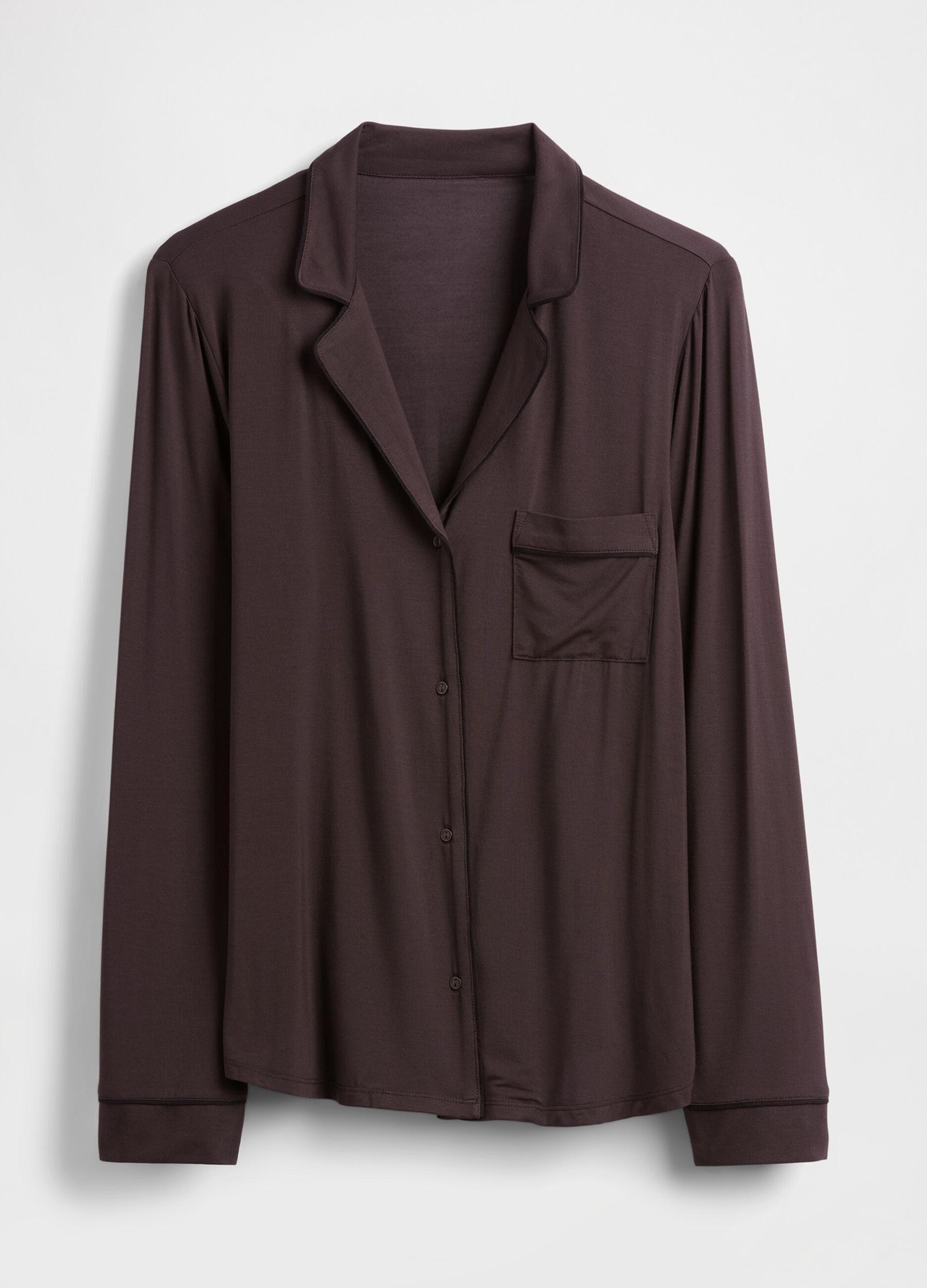 Pigiama marrone elasticizzato in modal_3