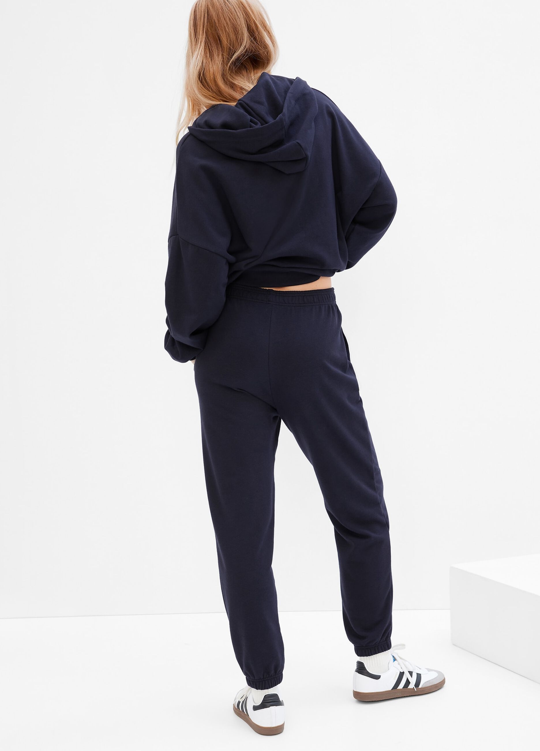 Relaxed-fit joggers with logo print