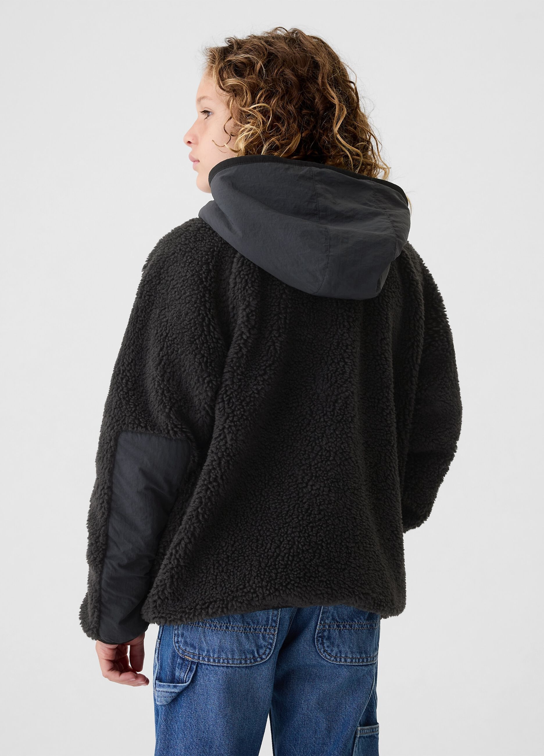 Giacca in sherpa con cappuccio_2