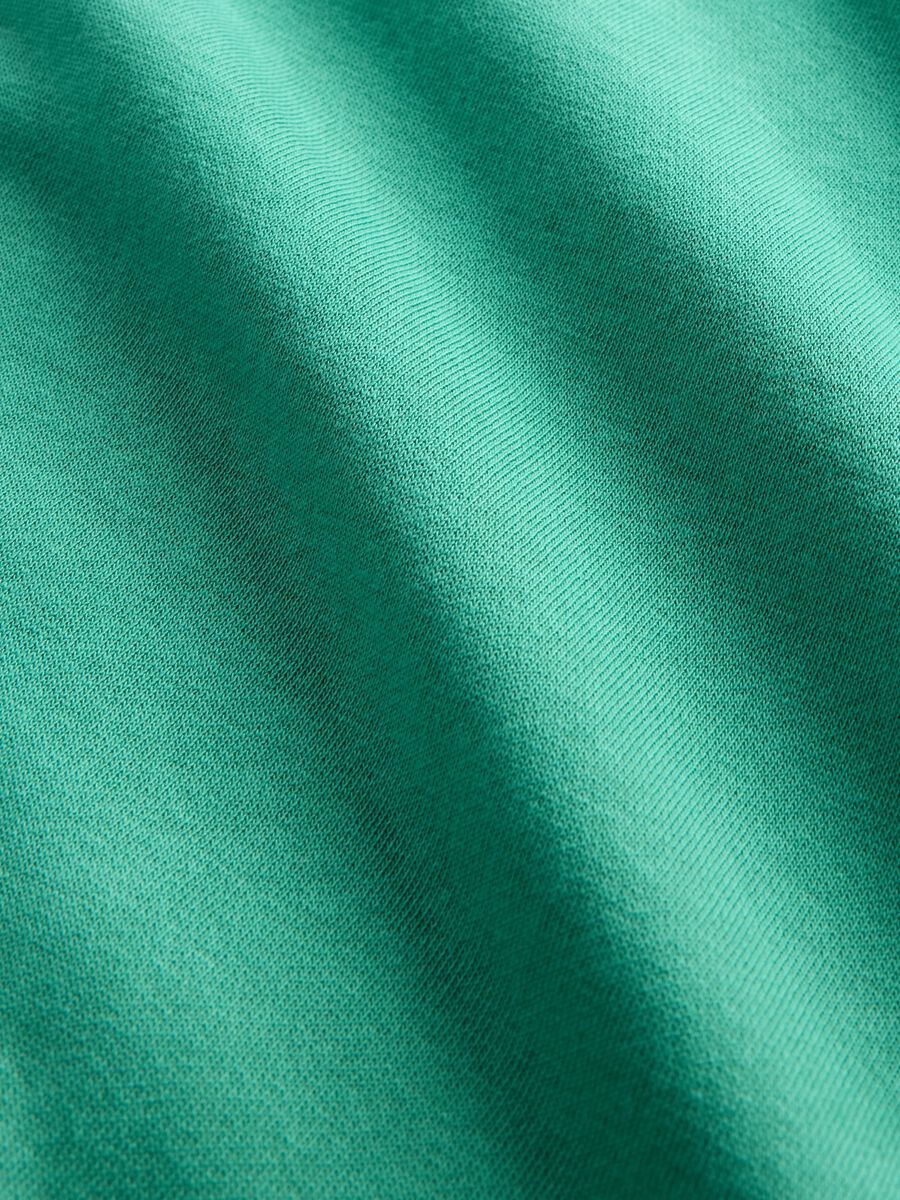 Felpa verde girocollo in cotone Bambino_5