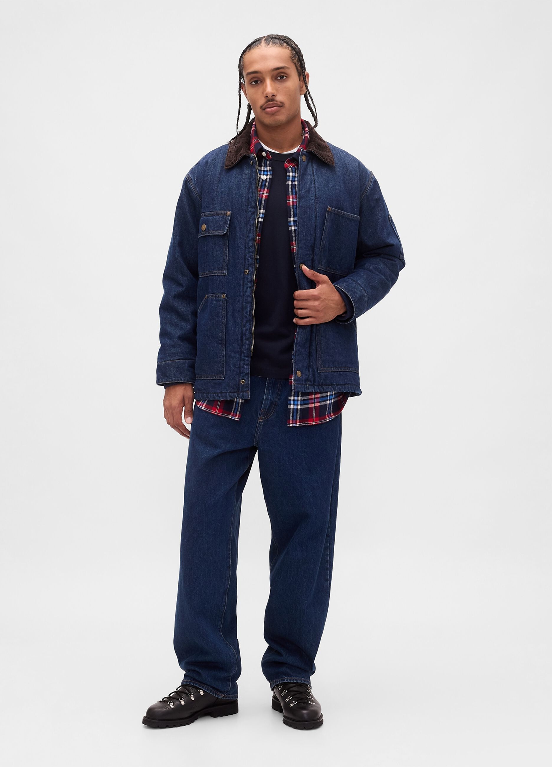 Red Plaid Cotton Shirt