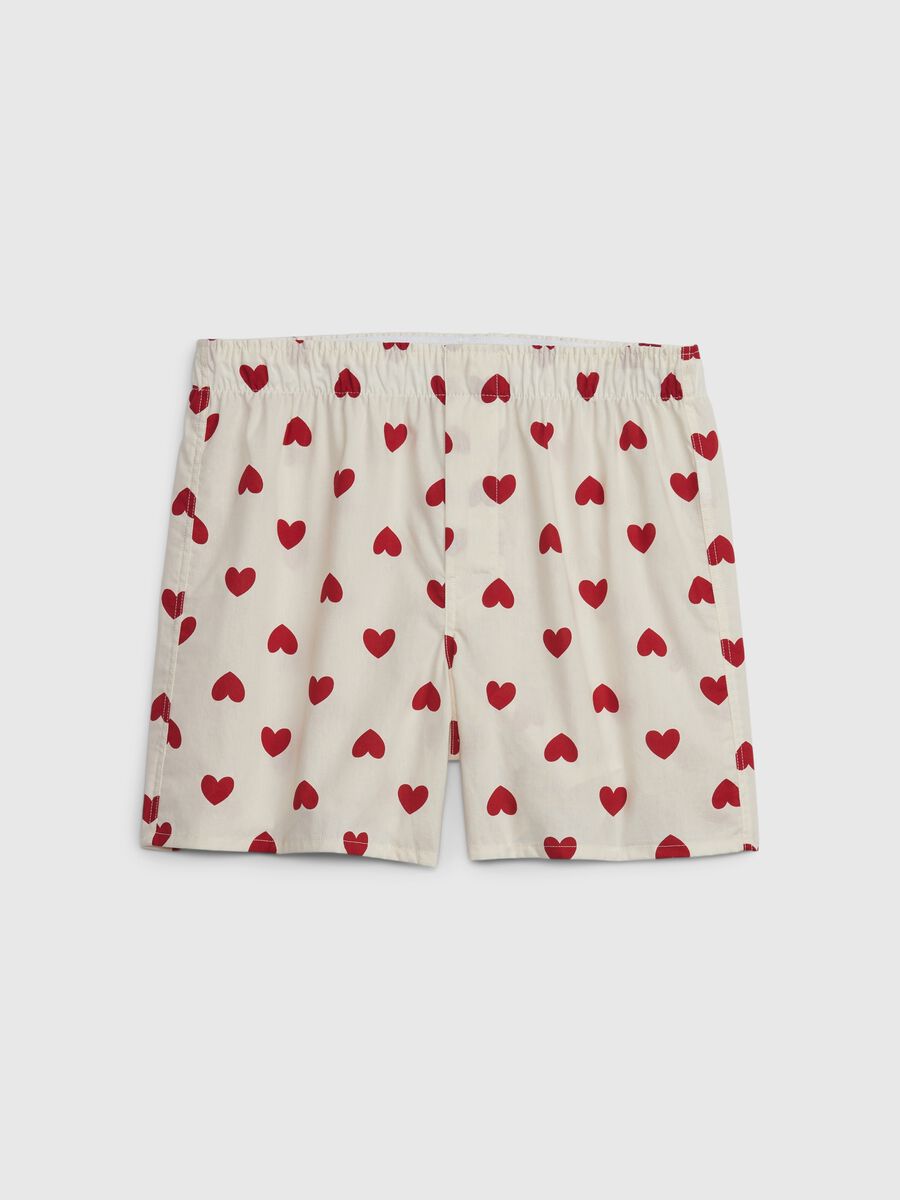 Cotton boxer shorts with all-over print Man_0