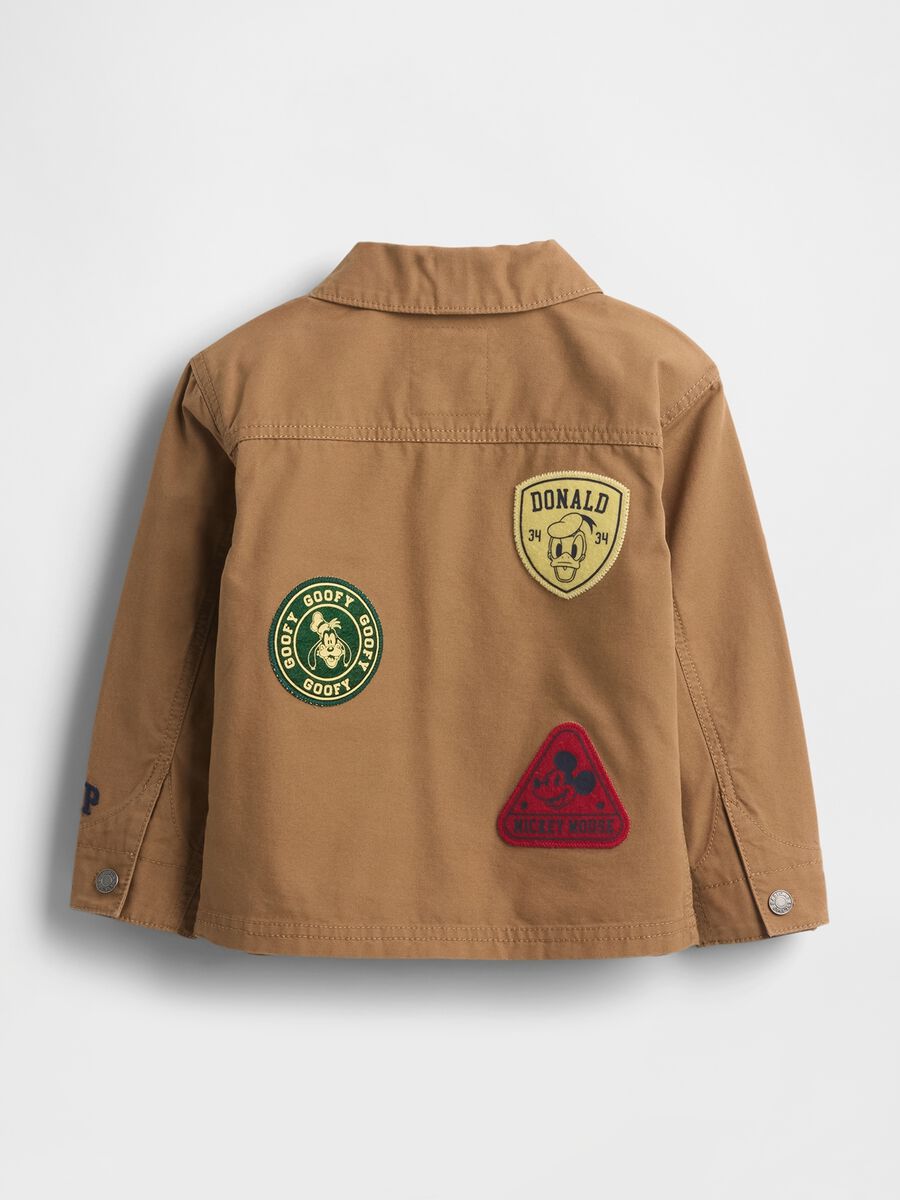 Brown cotton jacket with Disney patches Boy_1