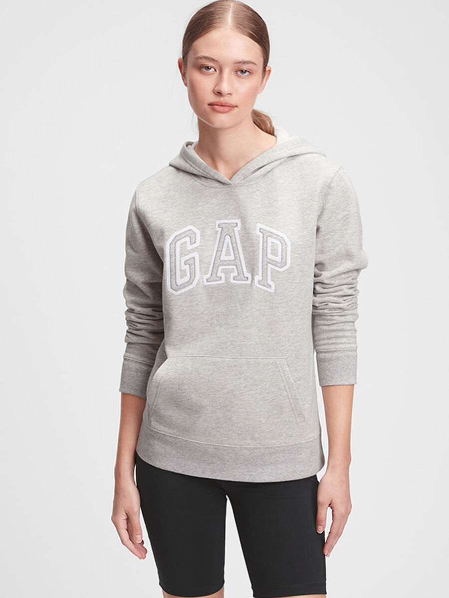 Hoodie with embroidered logo Woman_0