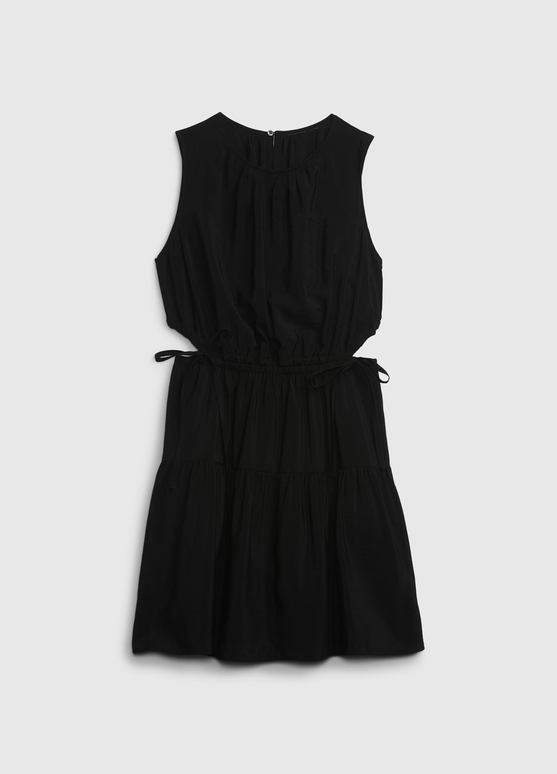Short tiered dress with cut-out details_5