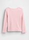 Long sleeve pink cotton top_1