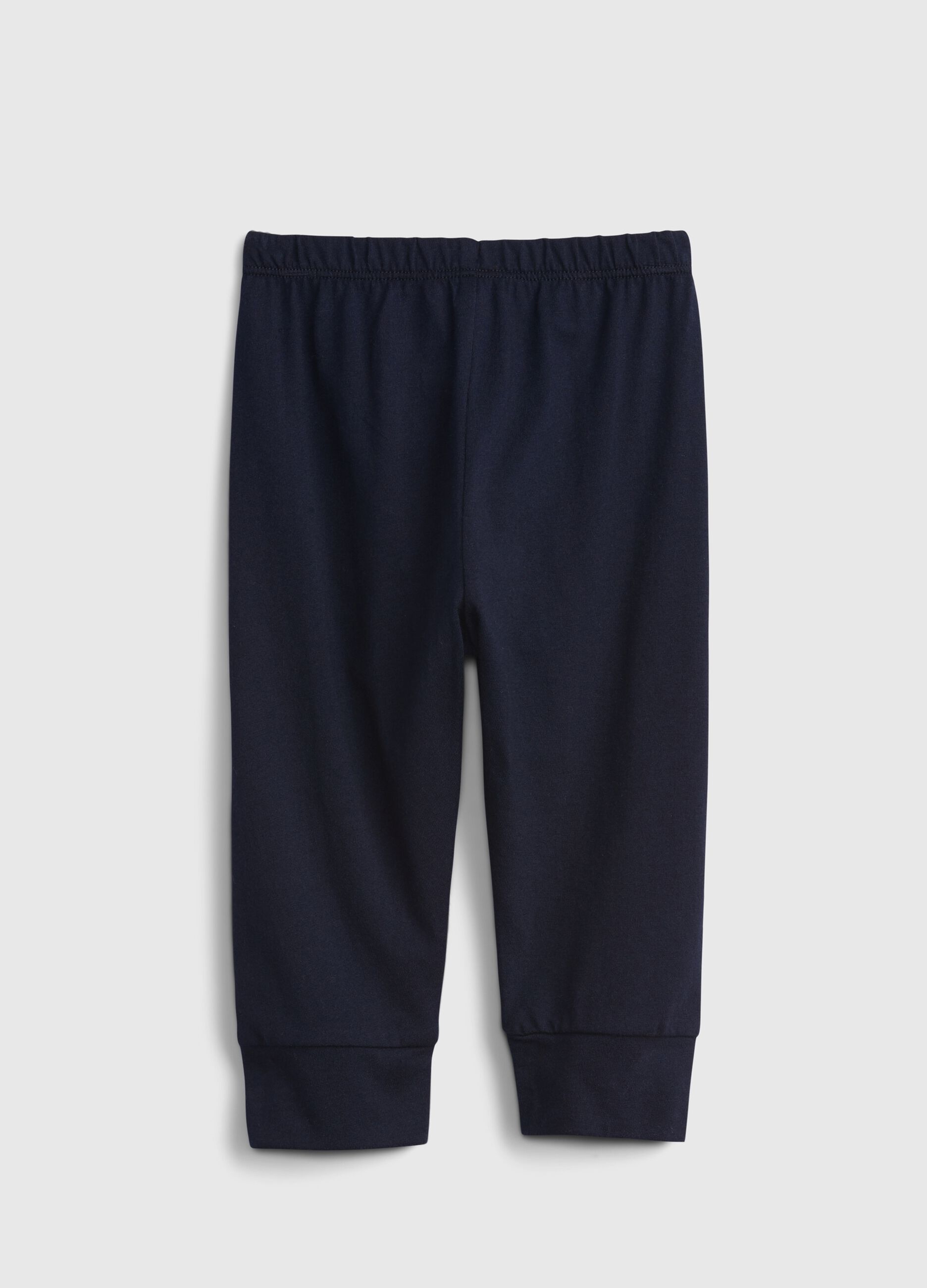 Joggers in cotton with drawstring_1