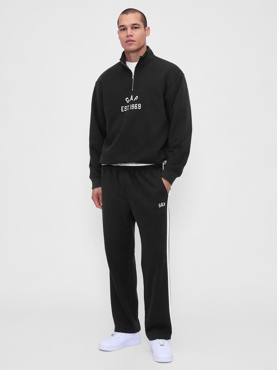 Black jogger trousers Man_0