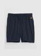 Bermuda jogger con ricamo orsetto_0